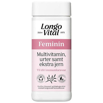 Stort online udvalg i Longo Vital Feminin 180 tabletter ❤ Longo Vital ❤ Hurtig levering: 1 - 2 Hverdage og gratis fragt v/køb over 295 kr. GLS til pakkeshop ❤ Varenummer: HG-51604 og barcode / Ean: 5702071502050 på lager - Kæmpe udvalg i Orkla Care A/S - Over 454 kendte mærker på udsalg
