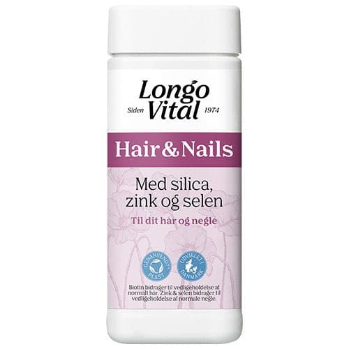 Stort online udvalg i Longo Vital Hair & Nails 180 tabletter ❤ Longo Vital ❤ Hurtig levering: 1 - 2 Hverdage og gratis fragt v/køb over 295 kr. GLS til pakkeshop ❤ Varenummer: HG-51603 og barcode / Ean: 5702071502067 på lager - Kæmpe udvalg i Orkla Care A/S - Over 454 kendte mærker på udsalg