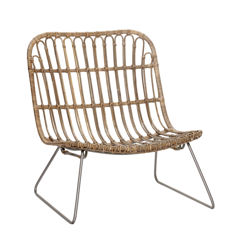 Hübsch Interiør Weave - Loungestol i rattan ❤ Stort online udvalg i Hübsch Interiør ❤ Billig fragt og hurtig levering 2 - 5 hverdage ❤ Varenummer: BYH-618886 / Ean: 5712772043820 på lager - Udsalg på Lænestole - Over 857 kendte brands på udsalg