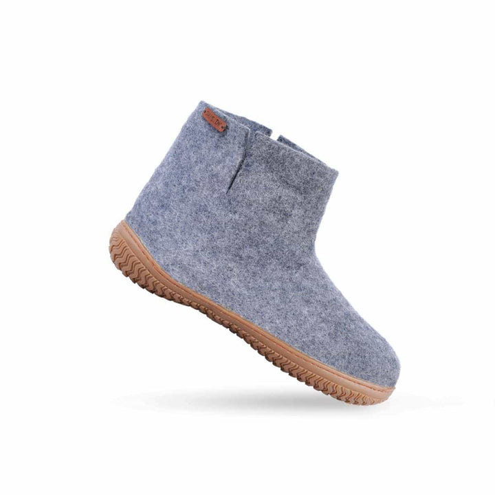 Uldstøvle (100% ren uld) m/Gummisål Dansk Design fra SHUS denim / 37