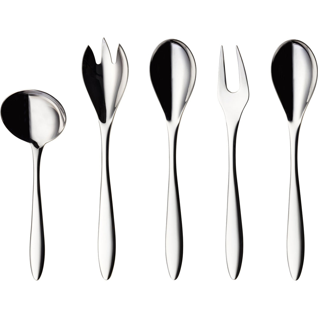Hardanger bestikk Hardanger bestikk Maria serveringsbestik 5 dele – produktfoto (Serveringsbestik)