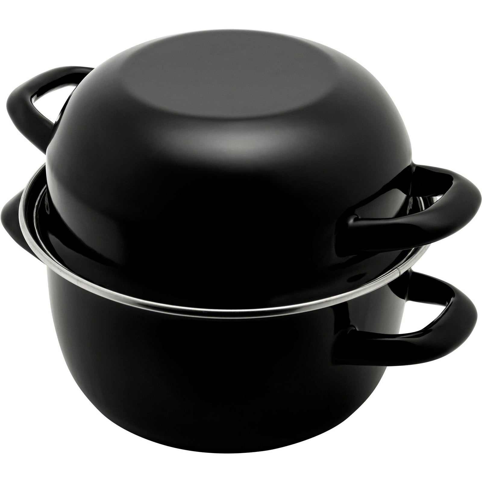 Mareld Mareld Muslingegryde med låg 3 liter, emaljeret – frontbillede (Gryder)