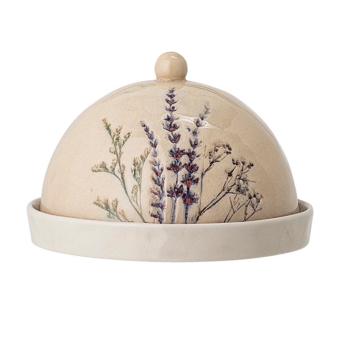BLOOMINGVILLE Bea Smørklokke Natur Stentøj D15xH10 cm