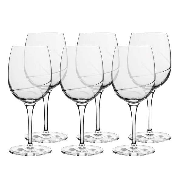 Produktbillede af Luigi Bormioli Aero Rødvinsglas 19,4 cm 36,5 cl 6 stk. Klar i premium kvalitet