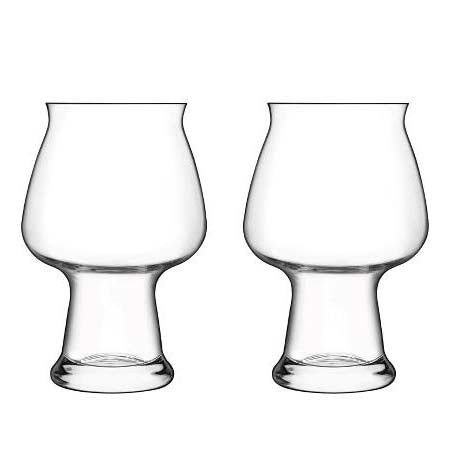 Produktbillede af Luigi Bormioli Birrateque Ølglas cider Dia 9,5 x 14,6 cm 50 cl 2 stk. Klar i premium kvalitet