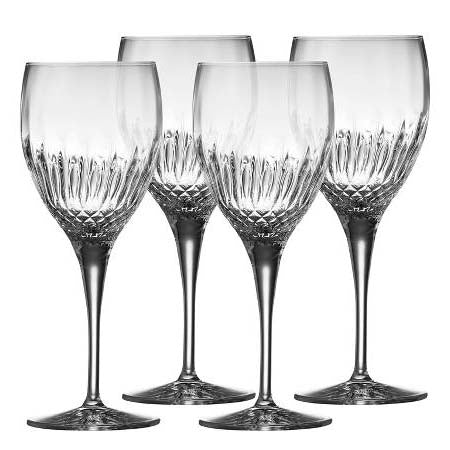Produktbillede af Luigi Bormioli Diamante Hvidvinsglas 38 cl 4 stk. Klar i premium kvalitet