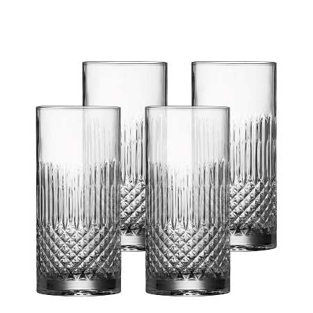 Produktbillede af Luigi Bormioli Diamante Ølglas/longdrinkglas 48 cl 4 stk. Klar i premium kvalitet