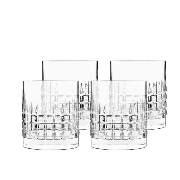 Produktbillede af Luigi Bormioli Mixology charme Vandglas/whiskyglas 10 cm 38 cl 4 stk. Klar i premium kvalitet