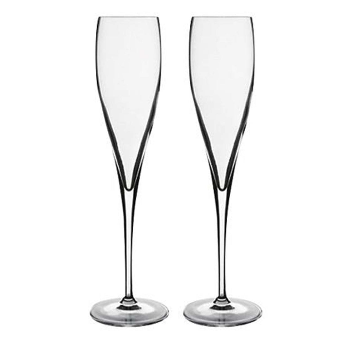 Produktbillede af Luigi Bormioli Vinoteque Champagneglas 25 cm 17,5 cl 2 stk. Klar i premium kvalitet