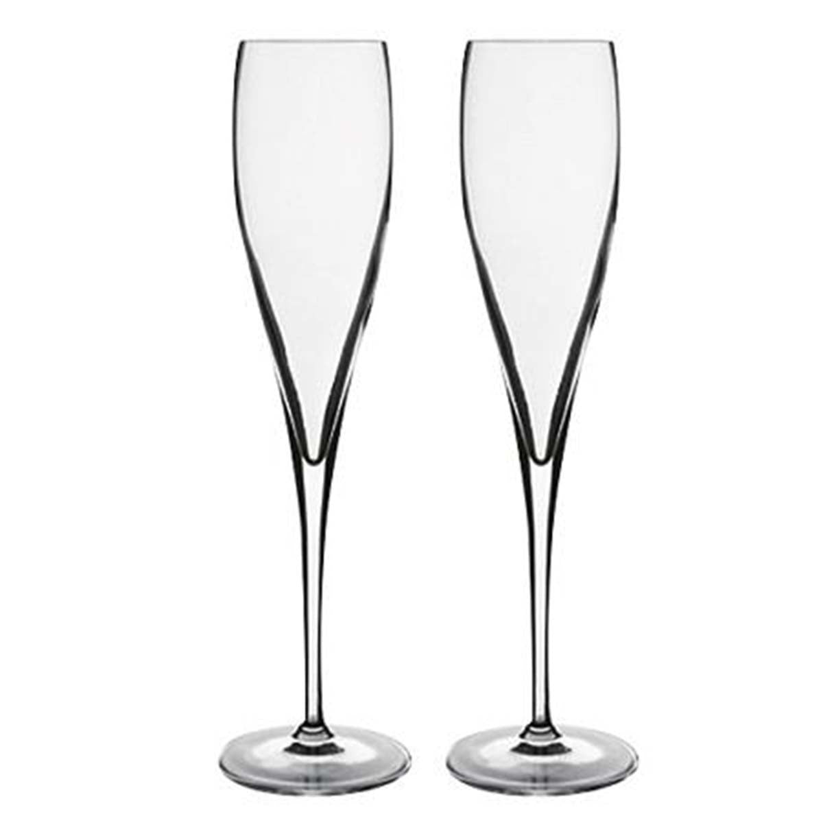 Produktbillede af Luigi Bormioli Vinoteque Champagneglas 25 cm 17,5 cl 2 stk. Klar i premium kvalitet