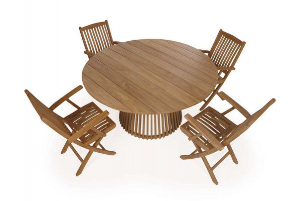 Produktbillede af Luna 150 Mia Teak Havemøbelsæt på tilbud i høj kvalitet