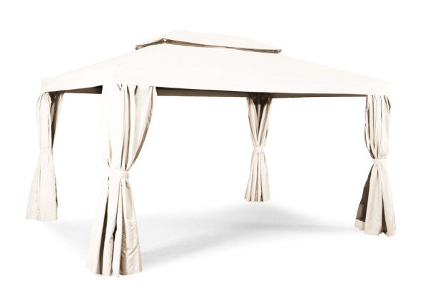 Produktbillede af Luxus Pavillon 3x4 meter Hvid på tilbud i høj kvalitet
