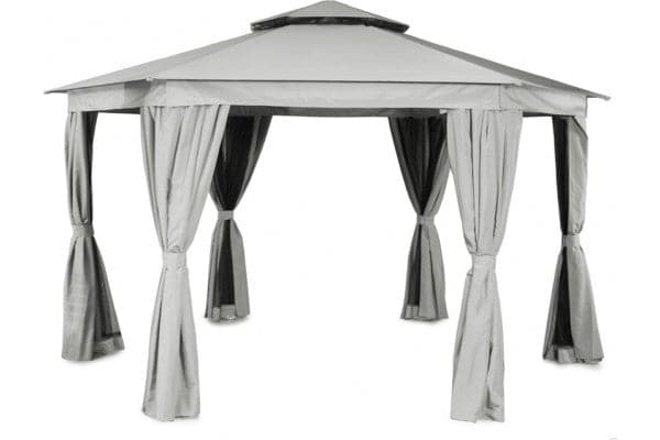 Luxus Pavillon 6-kantet Ø4 meter - Lys grå ❤ Stort online udvalg i Gozomo.dk ❤ Billig fragt og hurtig levering 2 - 5 hverdage ❤ Varenummer: HML-DK1309 / Ean: på lager - Udsalg på DIVER> Pavilloner Spar op til 52% - Over 322 kendte brands på udsalg
