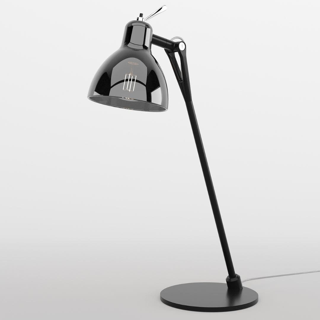 Produktbillede af Luxy Glam T0 Bordlampe Smokey Sort Rotaliana i premium kvalitet