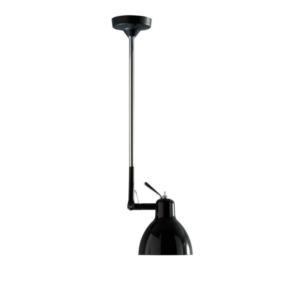 Produktbillede af Luxy H1 Væg- og Loftlampe Mat Sort/Blank Sort Skærm Rotaliana i premium kvalitet