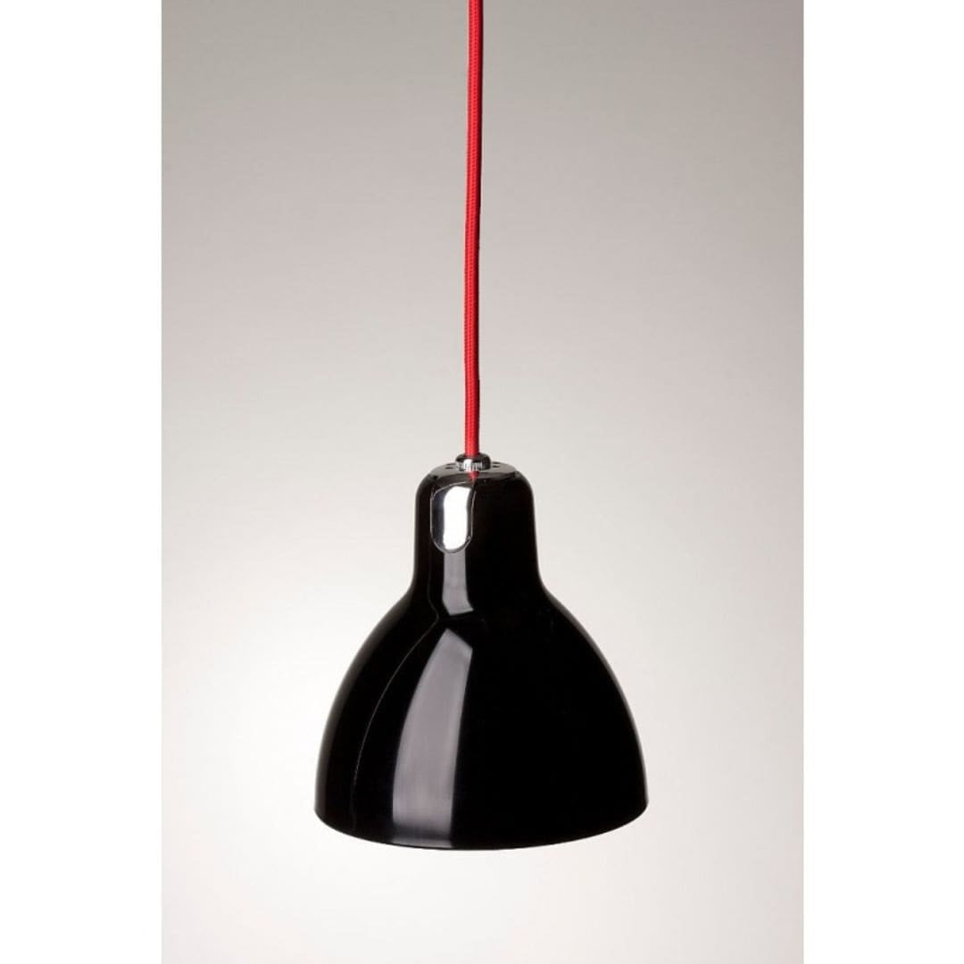 Produktbillede af Luxy H5 Pendel Sort Ledning/Blank Sort Skærm Rotaliana i premium kvalitet
