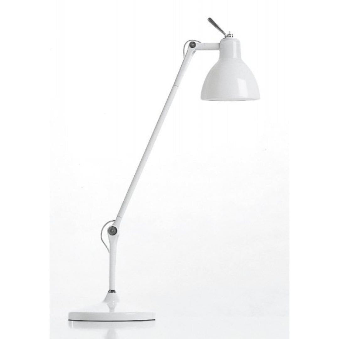 Produktbillede af Luxy T1 Bordlampe Mat Hvid/Blank Hvid Skærm Rotaliana i premium kvalitet