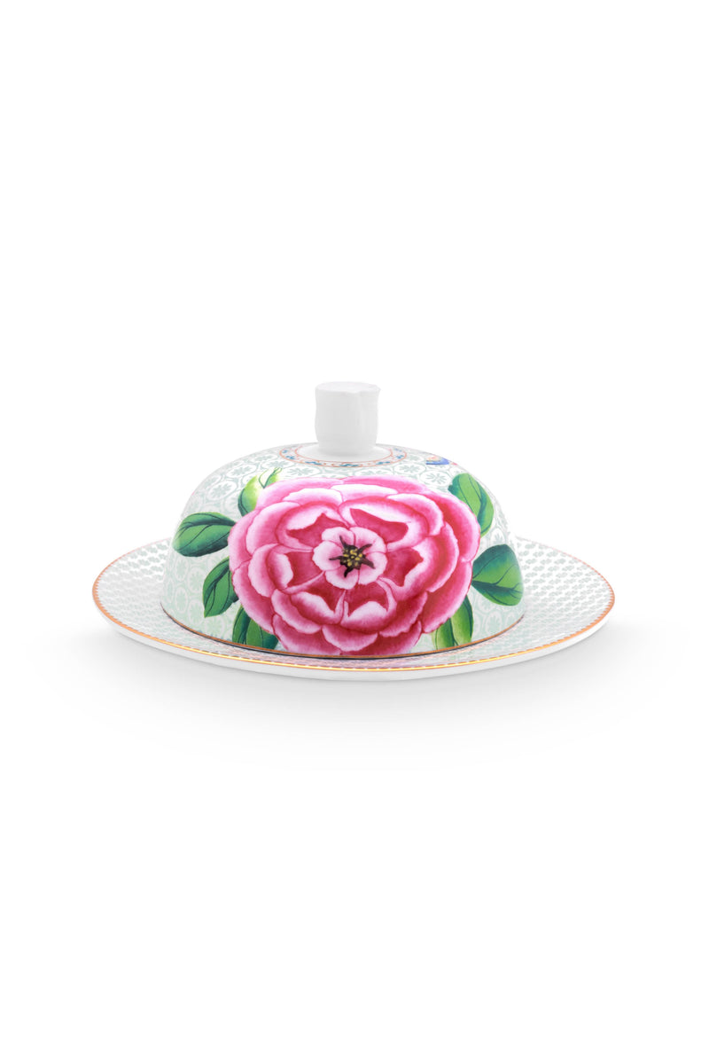 Se Butter Dish Round Blushing Birds White 17x8cm på tilbud! Billigt udsalg på Pip Studio. Hurtig levering, 1-2 hverdage. Spar op til 61%.