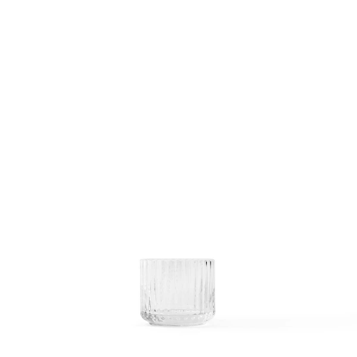 Produktbillede af Lyngby Porcelæn Lyngby Fyrfadsstage Ø6,7 cm klar mundblæst glas i premium kvalitet