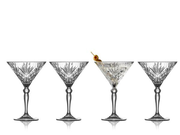 Produktbillede af Lyngby Glas Krystal Melodia Cocktailglas 21 cl 4 stk. i premium kvalitet