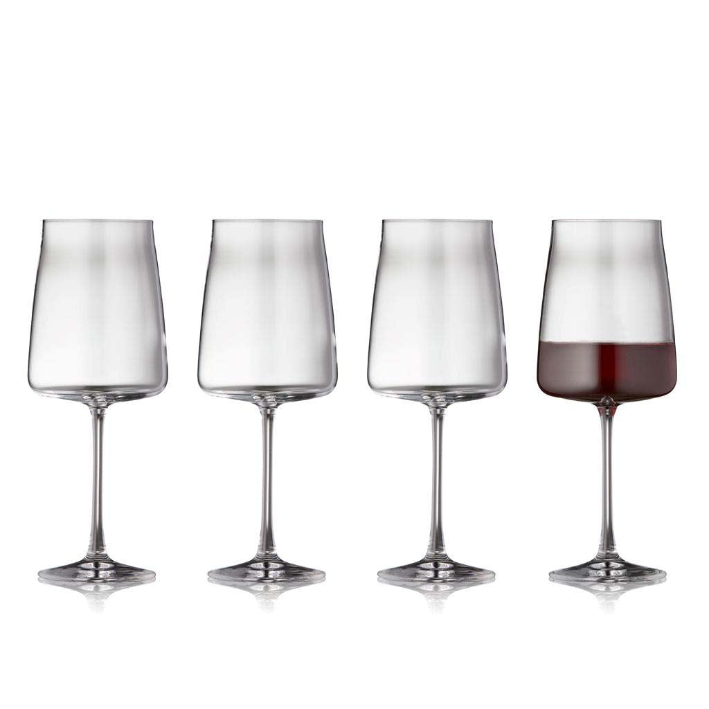 Produktbillede af Lyngby Glas Krystal Zero Rødvinsglas 54 cl 4 stk. i premium kvalitet