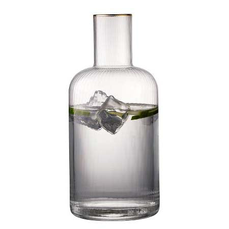 Produktbillede af Lyngby Glas Palermo Gold Karaffel 1,5 liter i premium kvalitet