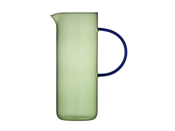 Produktbillede af Lyngby Glas Torino Glaskande 1,1 liter Grøn/Blå i premium kvalitet