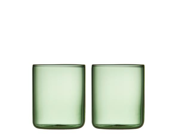 Produktbillede af Lyngby Glas Torino Shotglas 6 cl 2 stk. Grøn i premium kvalitet