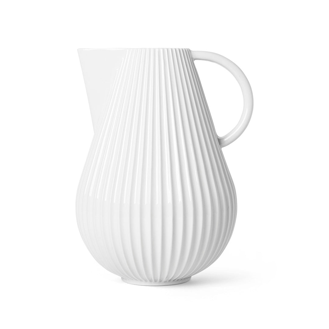 Produktbillede af Lyngby Porcelæn Lyngby Tura kandevase H27,5 hvid porcelæn i premium kvalitet