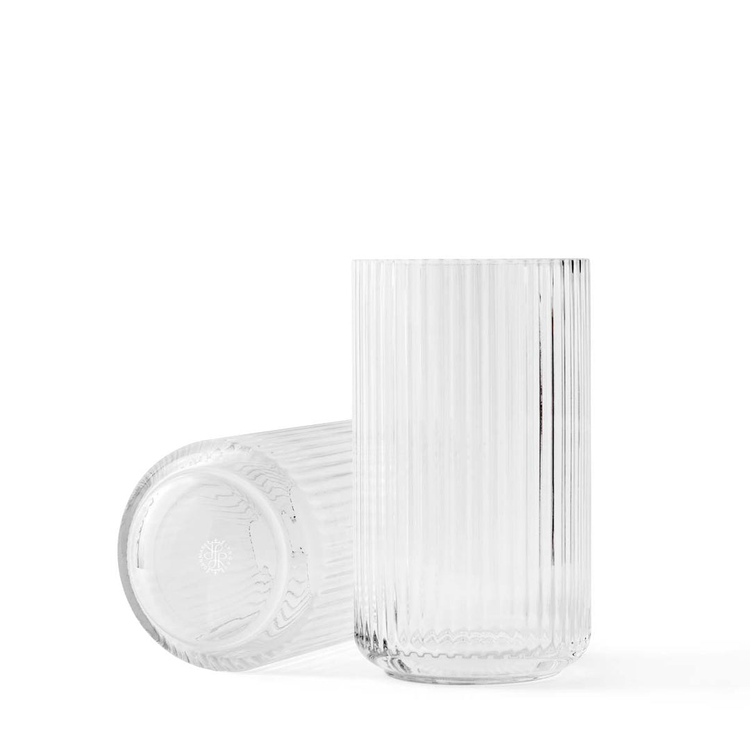 Produktbillede af Lyngby Porcelæn Lyngbyvase H25 klar mundblæst glas i premium kvalitet