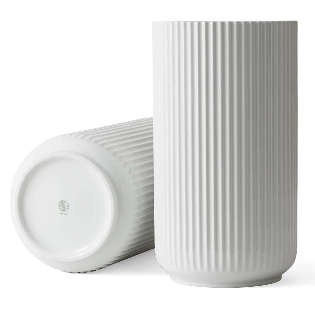 Produktbillede af Lyngby Porcelæn Lyngbyvase H38 hvid porcelæn i premium kvalitet