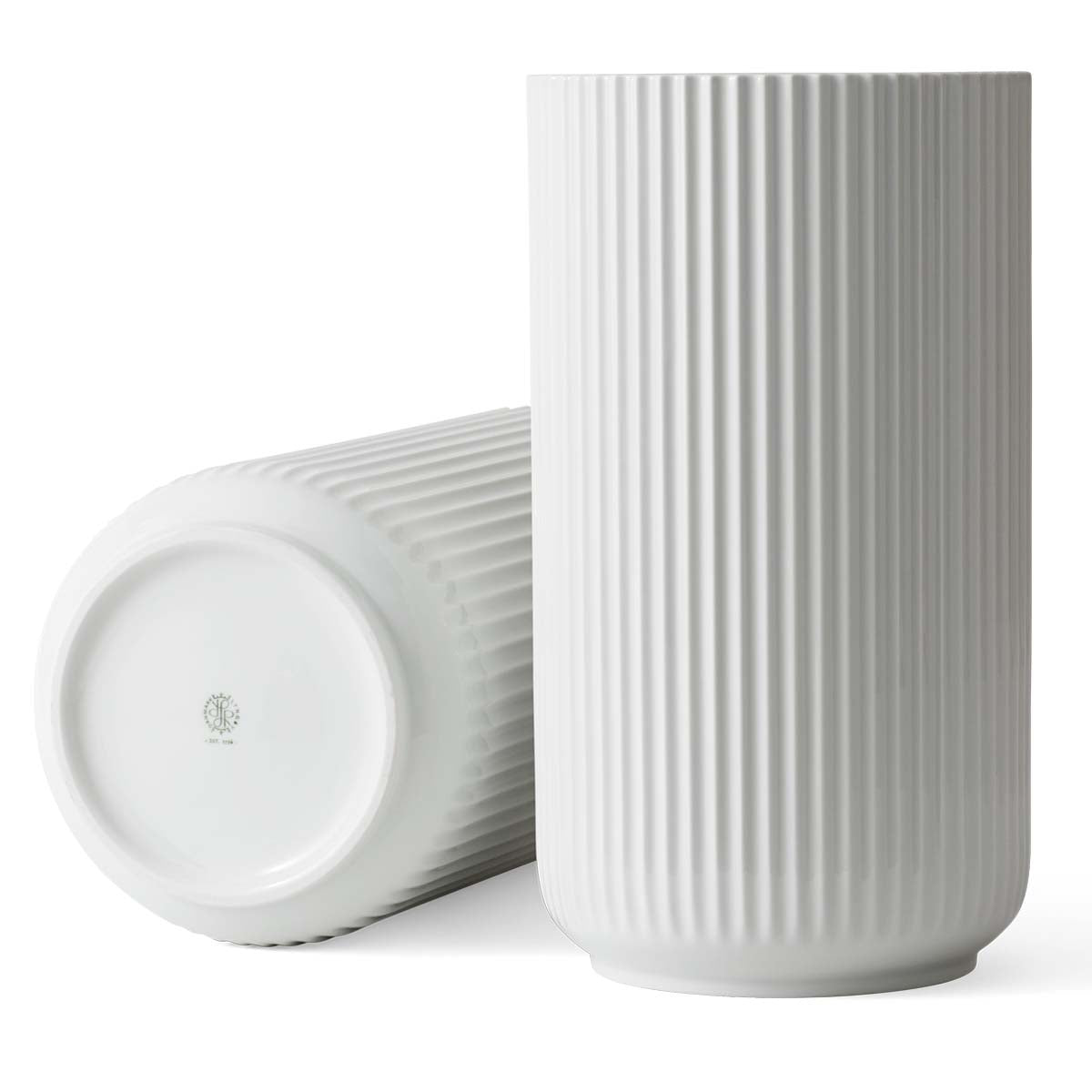Produktbillede af Lyngby Porcelæn Lyngbyvase H38 hvid porcelæn i premium kvalitet