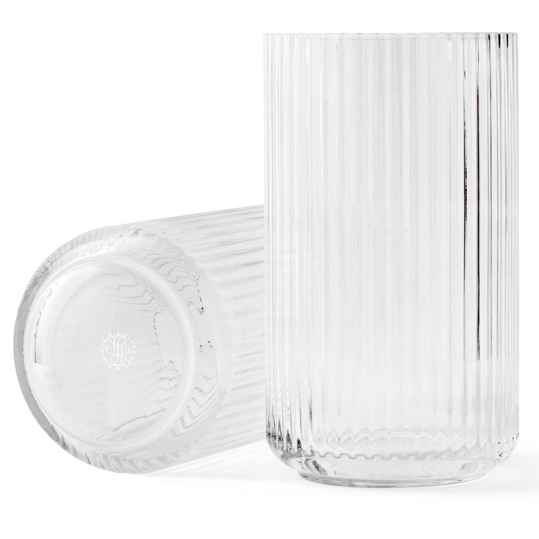 Produktbillede af Lyngby Porcelæn Lyngbyvase H38 klar mundblæst glas i premium kvalitet