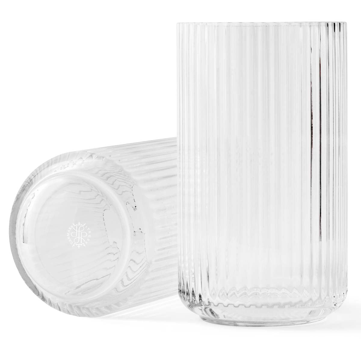 Produktbillede af Lyngby Porcelæn Lyngbyvase H38 klar mundblæst glas i premium kvalitet