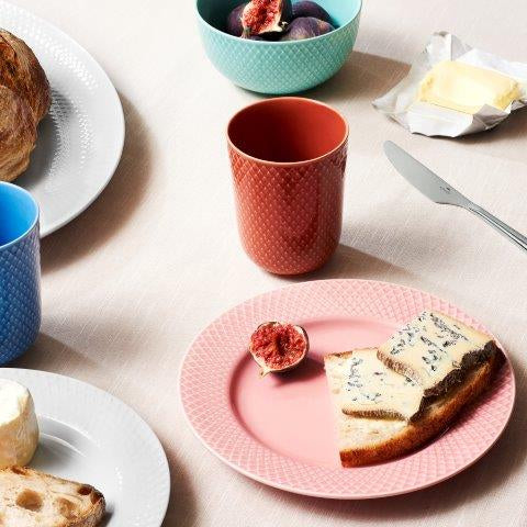 Produktbillede af Lyngby Porcelæn Rhombe Ovalt serveringsfad 42x32 hvid i premium kvalitet