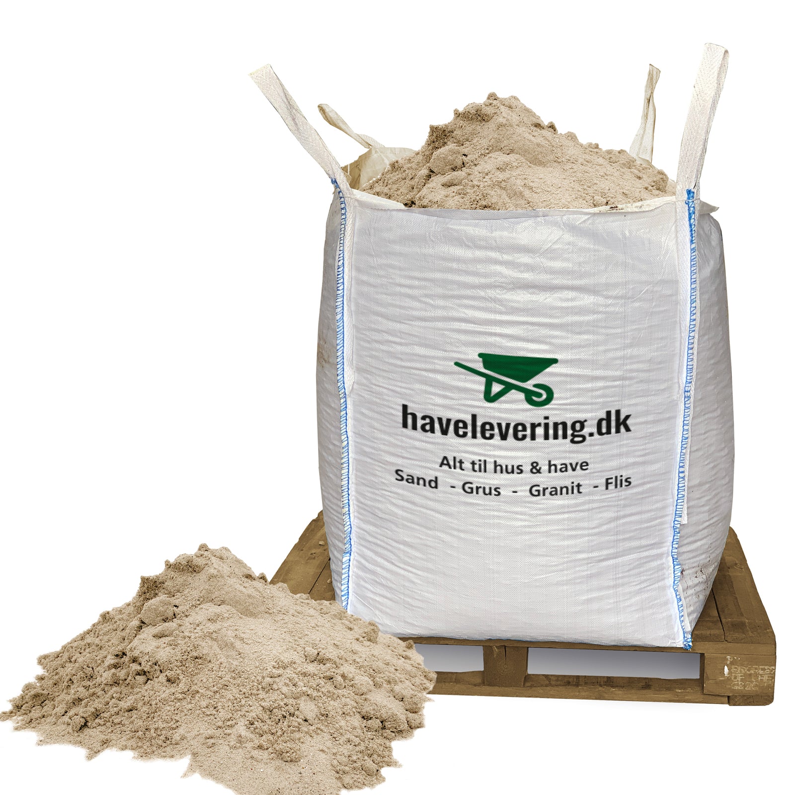 Produktbillede af Sandkassesand 0 2 mm. Frit leveret i hele Danmark. på tilbud i høj kvalitet