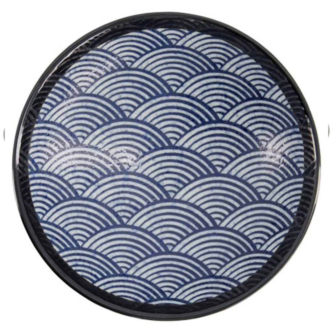 Tokyo design studio Tokyo design studio Aisai Seigaiha salatskål 25 cm – produktvisning (Salatskål)