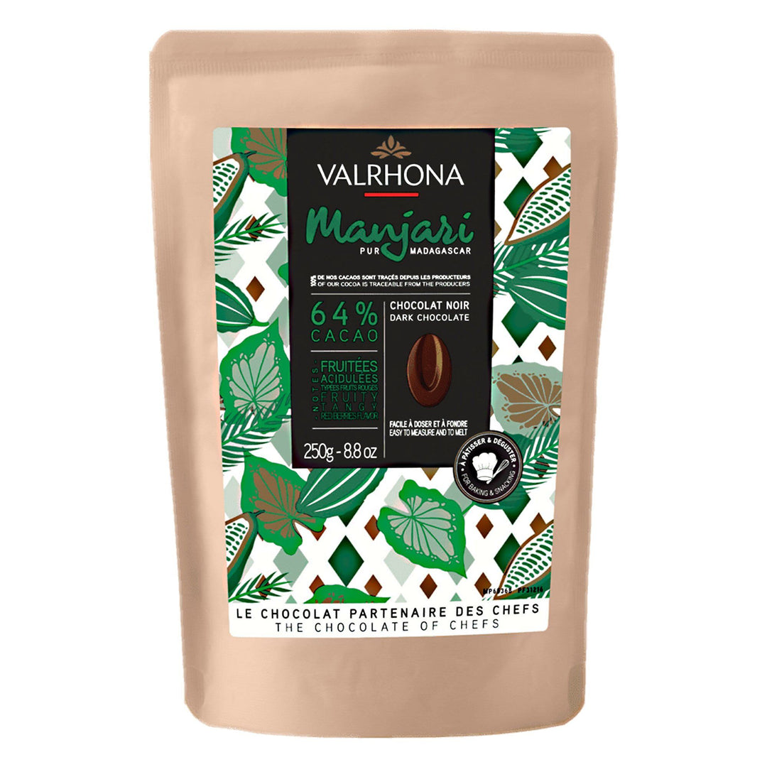 Valrhona Valrhona Manjari 64% chokolade, 250 g ❤ billede i brug i kategorien Chokolade