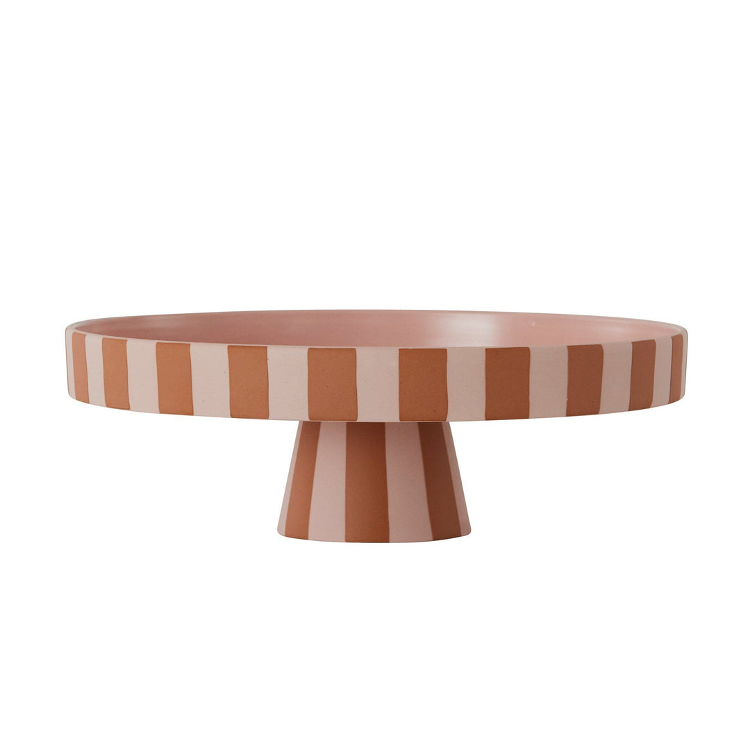 Oyoy living design Oyoy living design Toppu serveringsfad 27 cm, caramel – close-up (Serveringsfad)