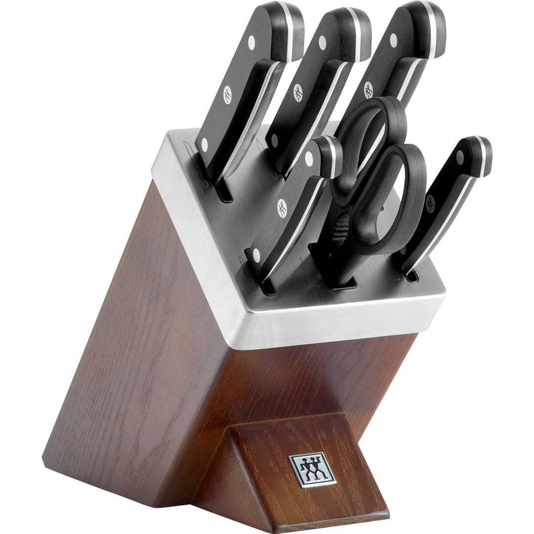 Zwilling Zwilling Selvslibende knivblok m. 7 dele – close-up (Knivsæt)