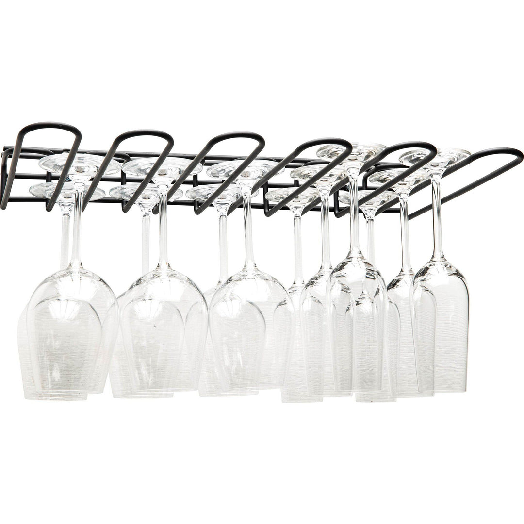 Hahn kitchenware Hahn kitchenware Glasophæng til 5 rækker glas, sort – produktbillede (Glasholder)