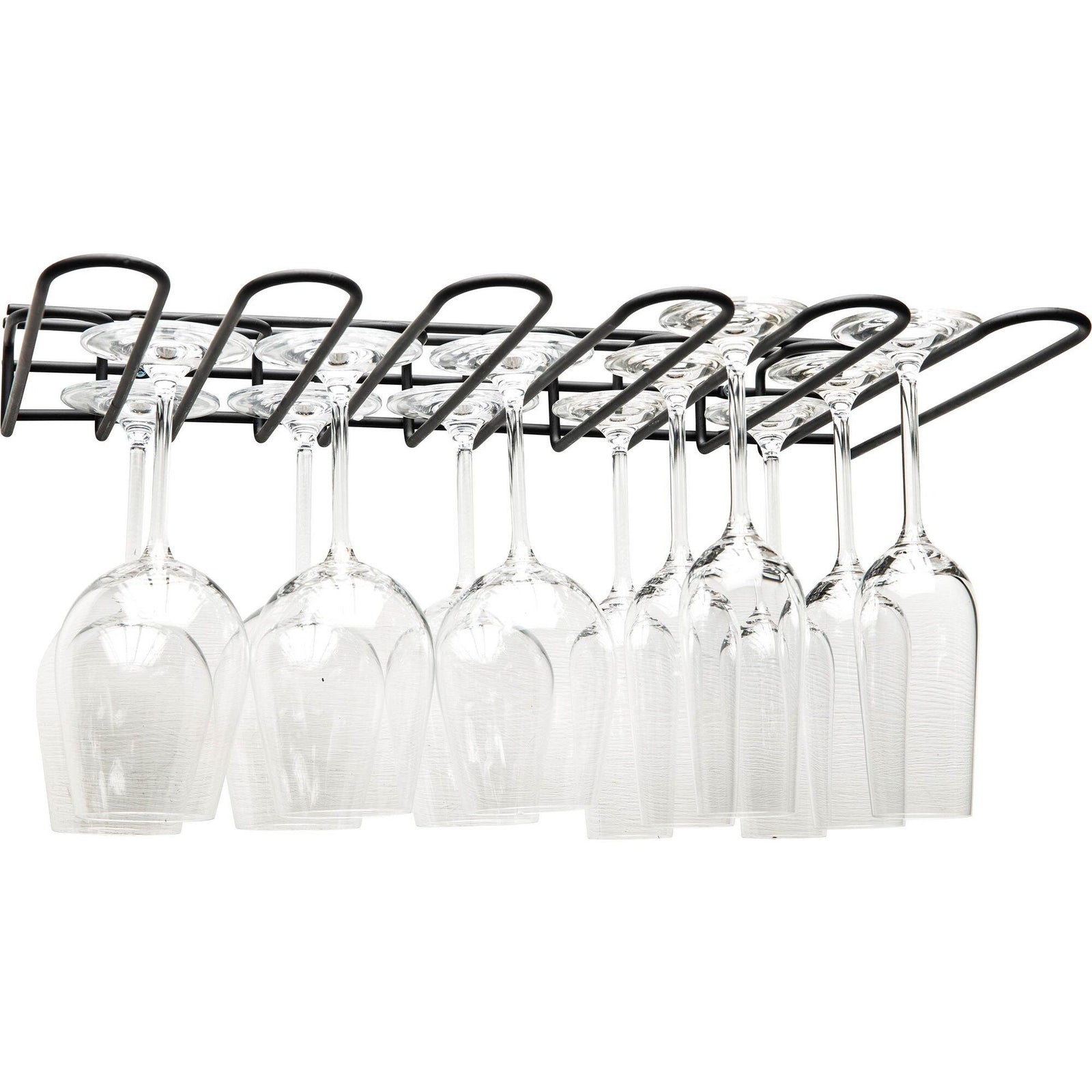Hahn kitchenware Hahn kitchenware Glasophæng til 5 rækker glas, sort – produktbillede (Glasholder)