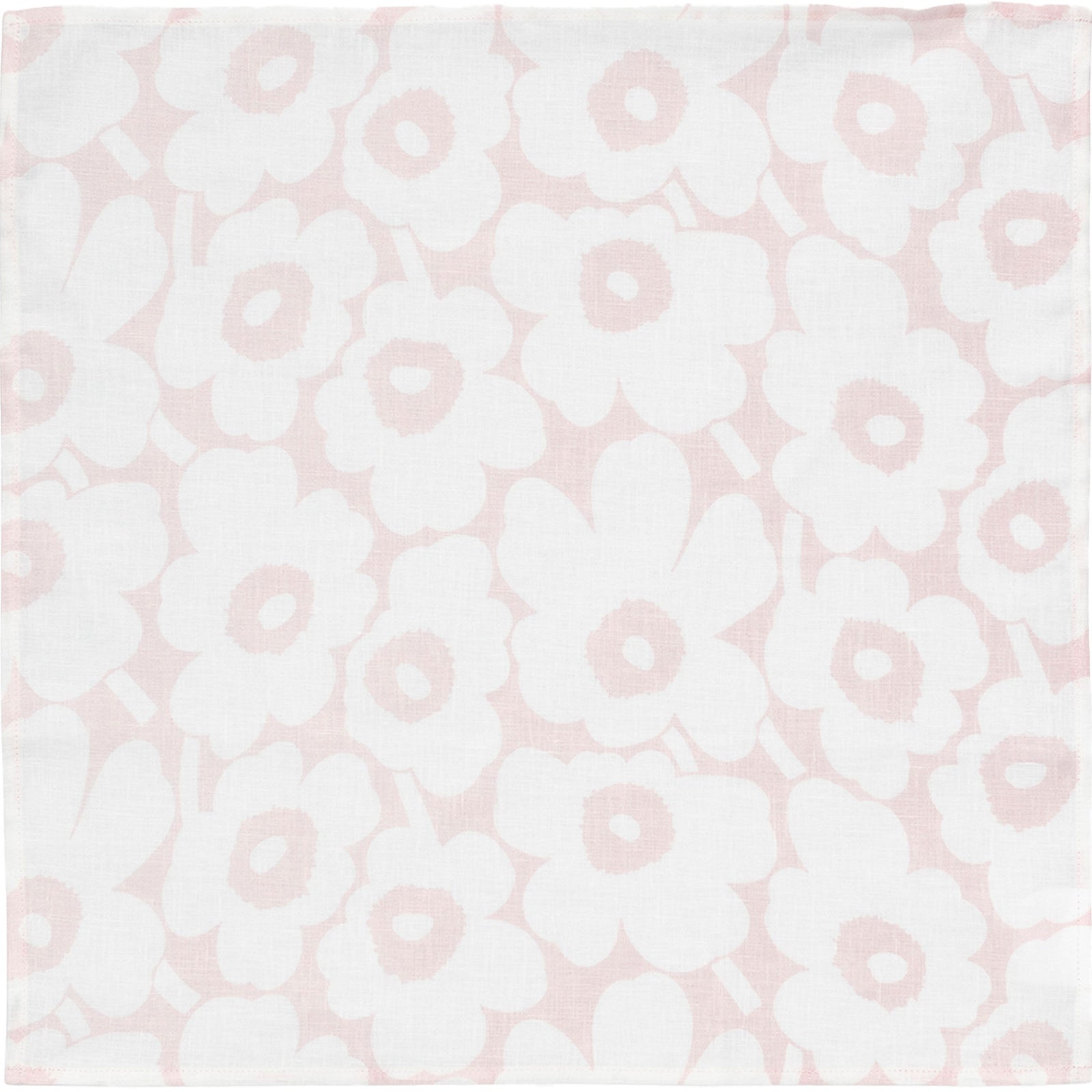 Marimekko Marimekko Mini Unikko serviet, hvid/rosa ❤ billede i brug (Serviet)