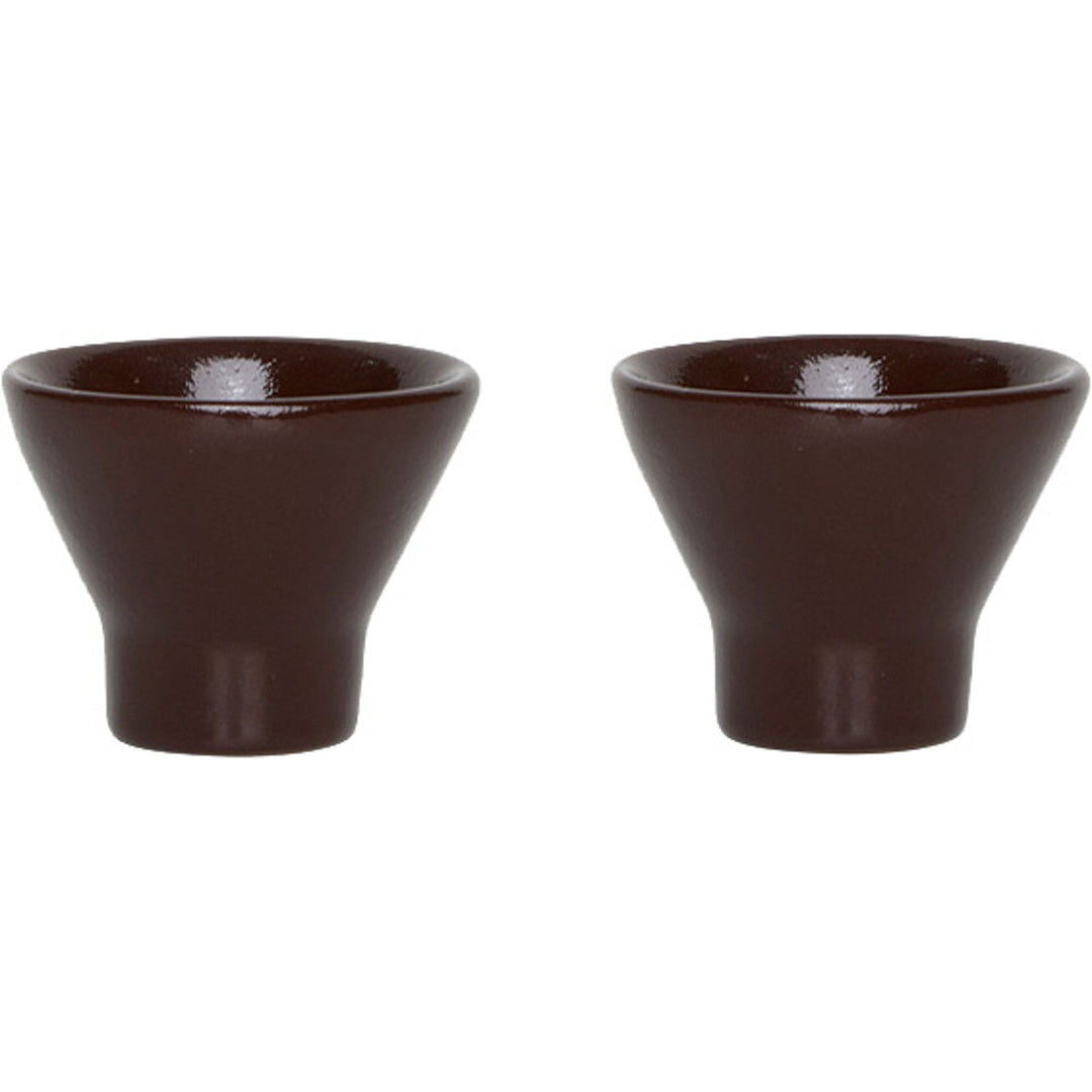 Oyoy living design Oyoy living design Yuka æggebæger 2-pack, terrakotta – vinkelbillede (Æggebægre)