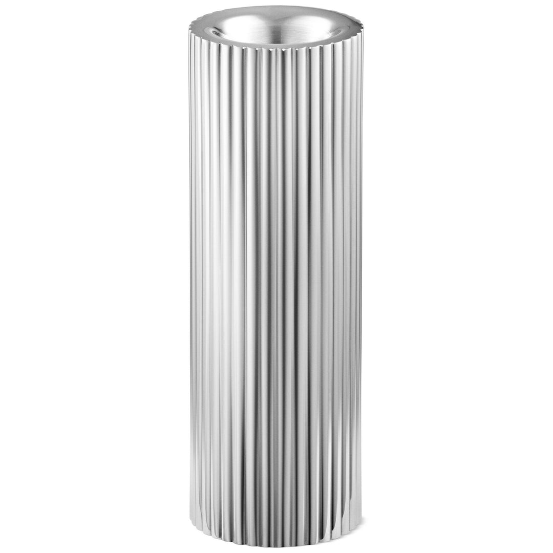 Georg jensen Georg jensen Bernadotte fyrfadsstage, rustfrit stål, 14 cm. ❤ detaljebillede (Lysestage)
