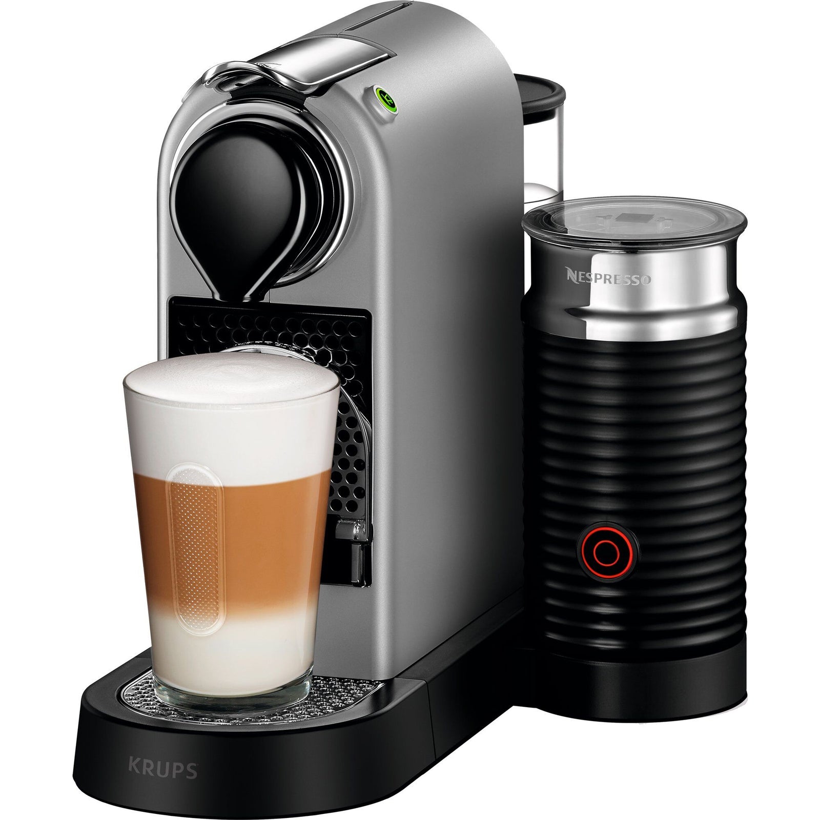 Nespresso Nespresso CitiZ & Milk kaffemaskine, 1 liter, silver – detaljebillede (Kaffemaskiner)