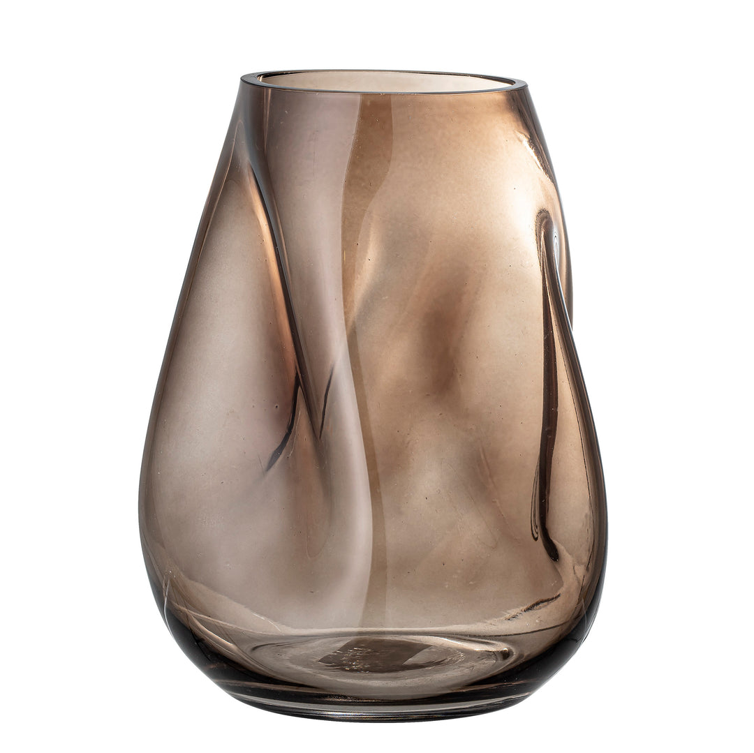 BLOOMINGVILLE Ingolf Vase Brun Glas L19,5xH26xW18 cm