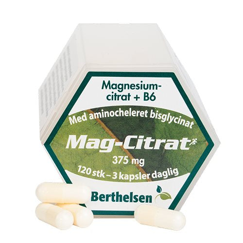 Produktbillede af DFI Mag-Citrat Berthelsen 120 kap. på tilbud