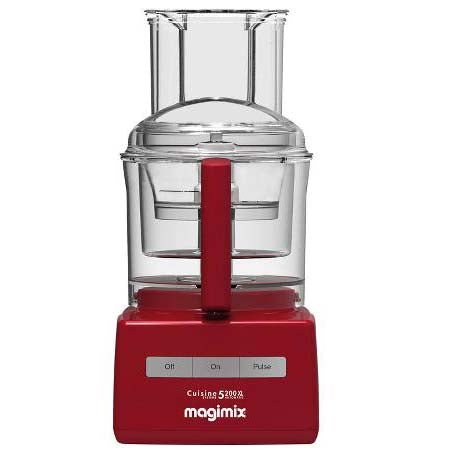 Produktbillede af Magimix CS 5200 XL Foodprocessor 1100 watt Rød i premium kvalitet