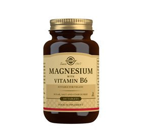 Produktbillede af Solgar Magnesium+B6 100 tab. på tilbud